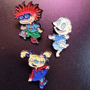 3 new Rugrats Pins - Tommy Chucky Angelica enamel pins